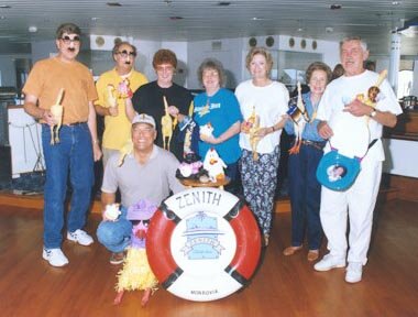The CACKLE Crew on board Celebrity Cruise Lines' Zenith